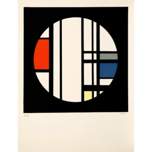 gorin-jean-sans-titre - cercle - géométrique - abstraction - constructivisme - néoplastique - art concret